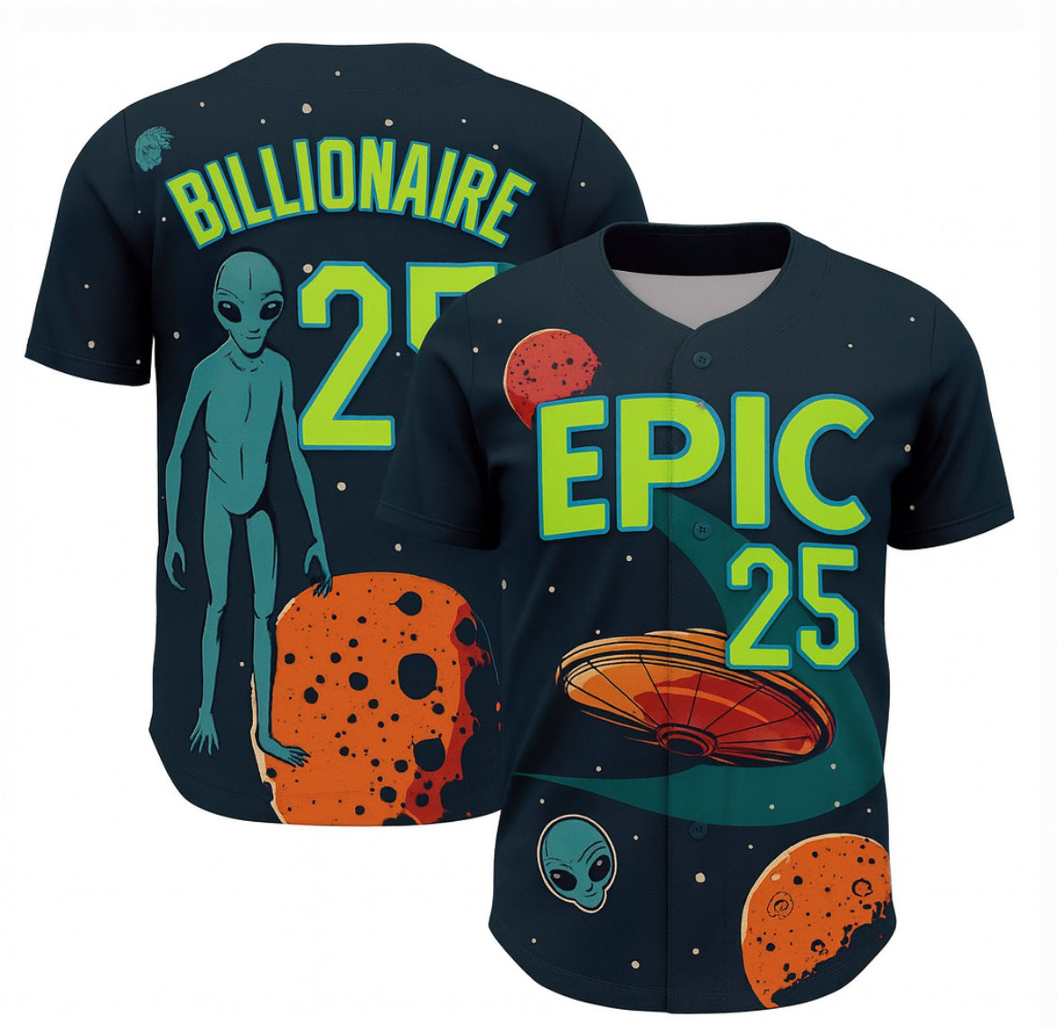 Epic baseball jersey for Minnie and me