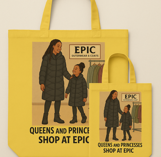 Epic mommy and me canvas bags