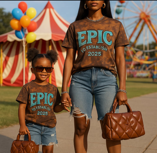 EST 2025 mama and me tee