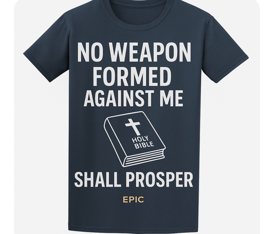 No weapons formed against me shirt